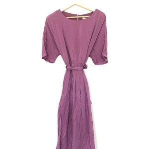 Mauve Midi Dress, M